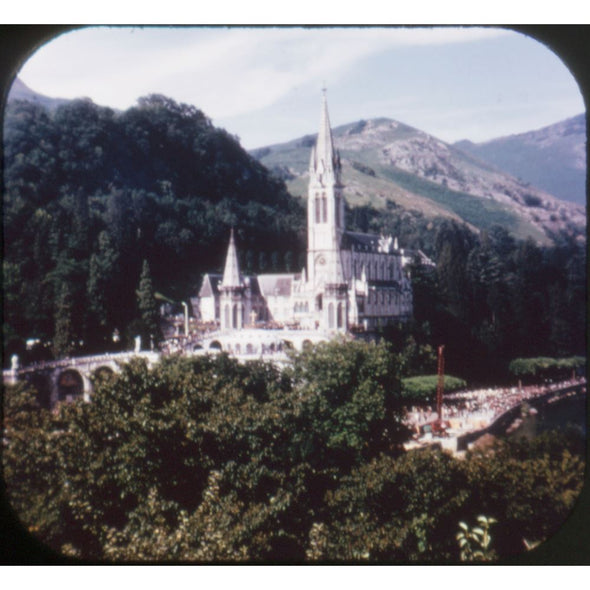 5 ANDREW - Lourdes - le sanctuaire - View-Master 3 Reel Packet - vintage - C183-BG5 Packet 3dstereo 