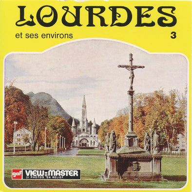 5 ANDREW - Lourdes et ses environs - View-Master 3 Reel Packet - vintage - C184-BG5 Packet 3dstereo 