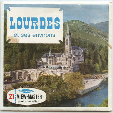 5 ANDREW - Lourdes et ses environs - View-Master 3 Reel Packet - vintage - C184F-S6 Packet 3dstereo 