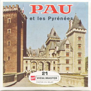 4 ANDREW - Pau et les Pyrénées - View-Master 3 Reel Packet - vintage - C198-F-BG1 Packet 3dstereo 