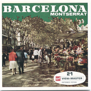 4 ANDREW - Barcelona - View-Master 3 Reel Packet - 1970s - vintage - C251-BG1 Packet 3dstereo 