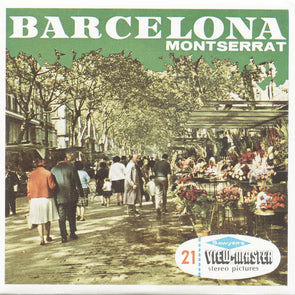 4 ANDREW - Barcelona - Monserrat - View-Master 3 Reel Packet - vintage - C251E-BS6 Packet 3dstereo 