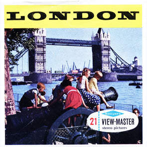 London - View-Master 3 Reel Packet - vintage - C277E-BS6 Packet 3dstereo 