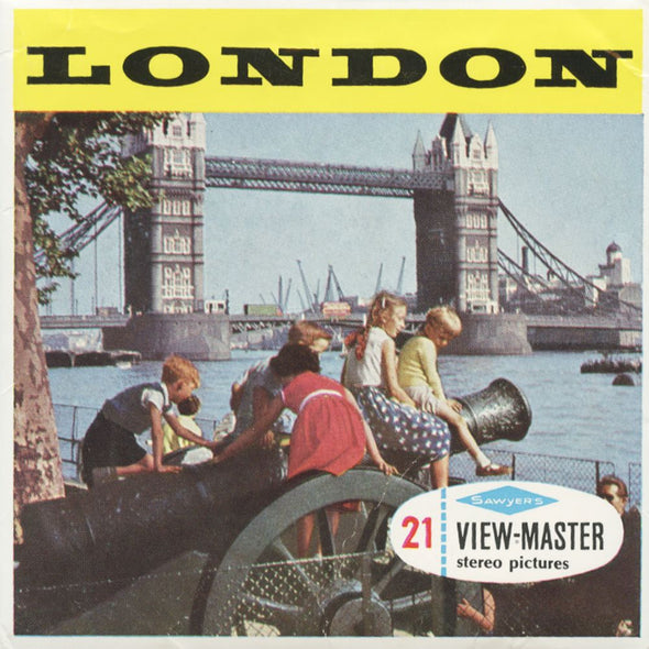 7 ANDREW - London - View-Master 3 Reel Packet - vintage - C277E-BS6 Packet 3dstereo 