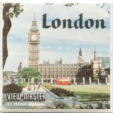 10 ANDREW - London - View-Master 3 Reel Economy Packet - vintage - (C277-S5) Packet 3dstereo 