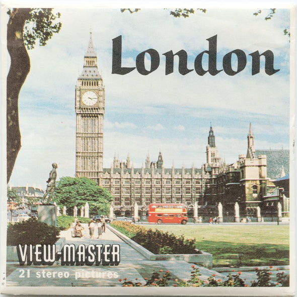 10 ANDREW - London - View-Master 3 Reel Economy Packet - vintage - (C277-S5) Packet 3dstereo 