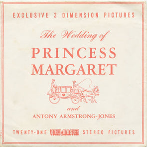 Wedding of Princess Margaret - View-Mister - 3 Reel Set - vintage - C280-S5 Packet 3dstereo 