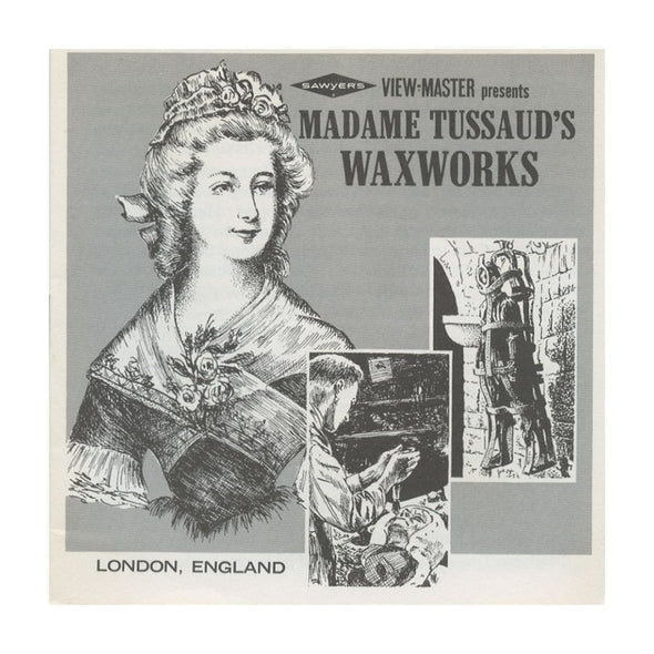 7 ANDREW - Madame Tussaud's Waxworks - View-Master 3 Reel Packet - vintage - C282-S6A Packet 3dstereo 