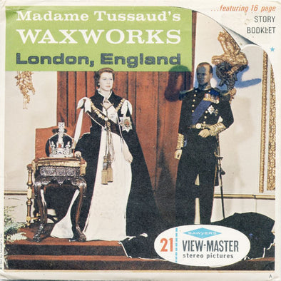 Madame Tussaud's Waxworks - View-Master 3 Reel Packet - vintage - C282-S6A Packet 3dstereo 