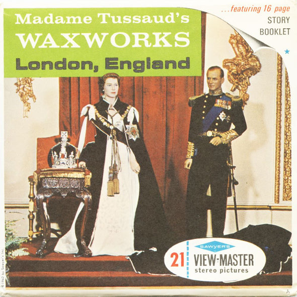 7 ANDREW - Madame Tussaud's Waxworks - View-Master 3 Reel Packet - vintage - C282-S6A Packet 3dstereo 