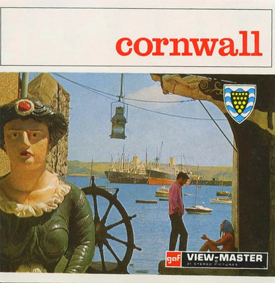 Cornwall - View-Master 3 Reel Packet - 1969 - vintage - (zur Kleinsmiede) - (C285-BG4) Packet 3dstereo 