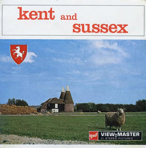 Kent and Sussex - View-Master 3 Reel Packet - 1969 - vintage - (zur Kleinsmiede) - (C301-BG4) Packet 3dstereo 