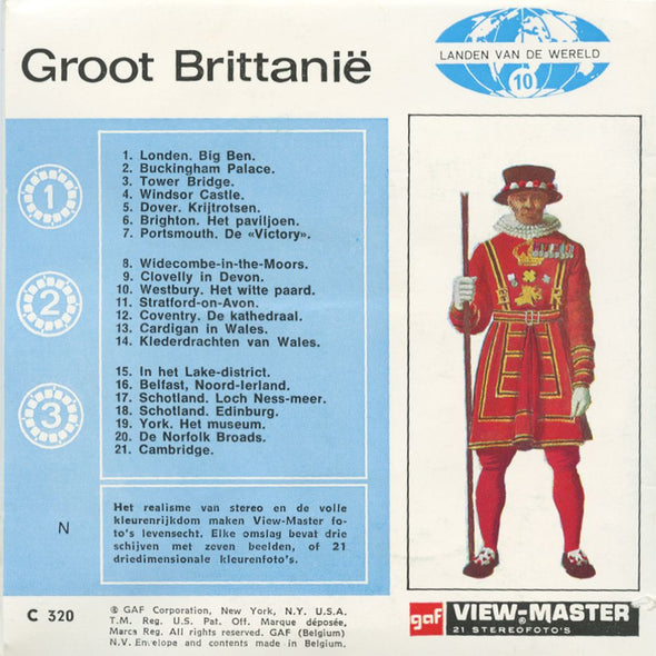 7 ANDREW - Groot Brittannië - View Master 3 Reel Packet - vintage - C320N-BG3 Packet 3dstereo 