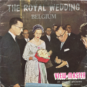 The Royal Wedding - Belgium - View-Master 3 Reel Packet - 1961 - vintage - C354-BS5