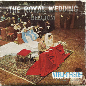 The Royal Wedding - Belgium - View-Master 3 Reel Packet - Religious - 1961 - vintage - C355-BS5 Packet 3dstereo 