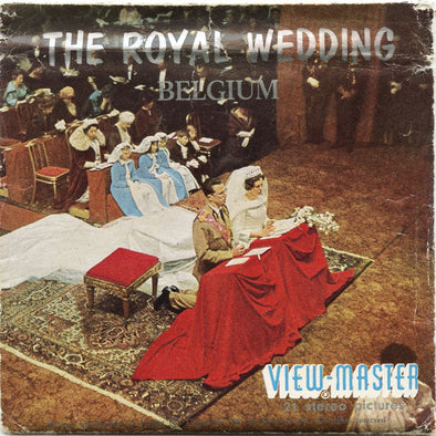 The Royal Wedding - Belgium - View-Master 3 Reel Packet - Religious - 1961 - vintage - C355-BS5 Packet 3dstereo 