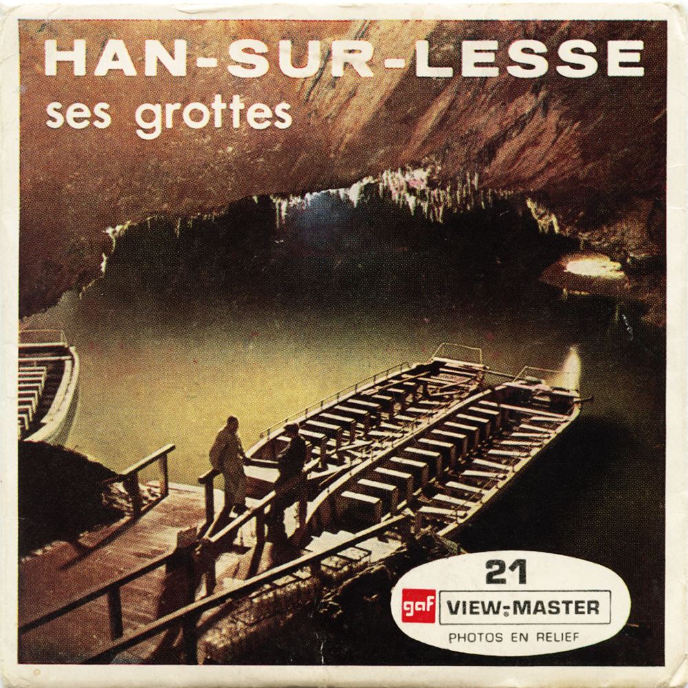 thumbnail interactive-video image 1 of Classic ViewMaster 3-Reel Set: Caves Of Han-sur-Lesse Belgium - Vintage 3D Collectible 1 of 6