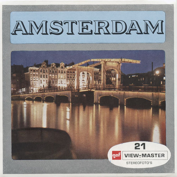 5 ANDREW - Amsterdam - View-Master 3 Reel Packet - vintage - C388-BG1 Packet 3dstereo 