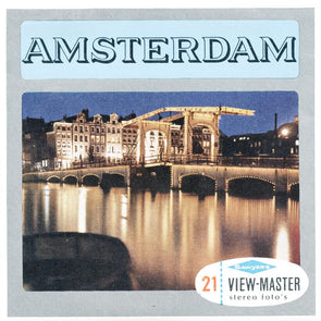 4 ANDREW - Amsterdam - View-Master 3 Reel Packet - vintage - C388N-BS6 Packet 3dstereo 