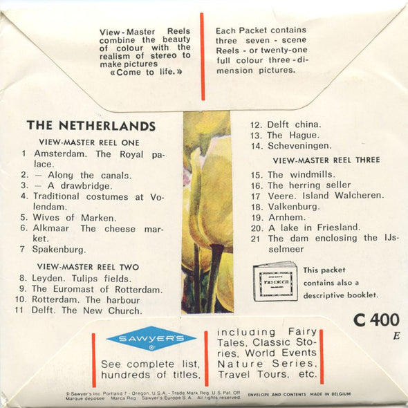 4 ANDREW - Netherlands - View-Master 3 Reel Packet - vintage - C400E-BS5 Packet 3dstereo 