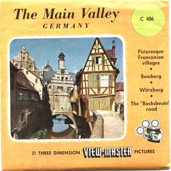 4 ANDREW - The Main Valley - Germany - View-Master 3 Reel Packet - vintage - C406-BS4 Packet 3dstereo 