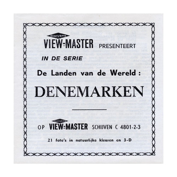 4 ANDREW - Denmark - View-Master 3 Reel Packet - vintage - C480-BS5 Packet 3dstereo 