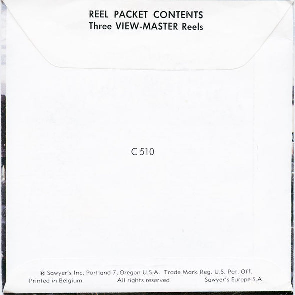 Stockholm - View-Master 3 Reel Packet - vintage - C500-BS5 Packet 3dstereo 
