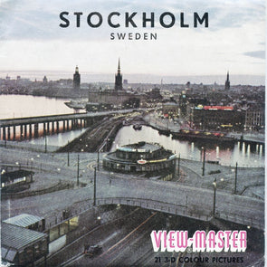 Stockholm - View-Master 3 Reel Packet - vintage - C500-BS5 Packet 3dstereo 