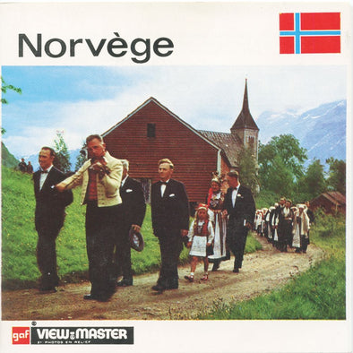 10 ANDREW - Norway - View-Master 3 Reel Packet - vintage - C500F-BG3 Packet 3dstereo 