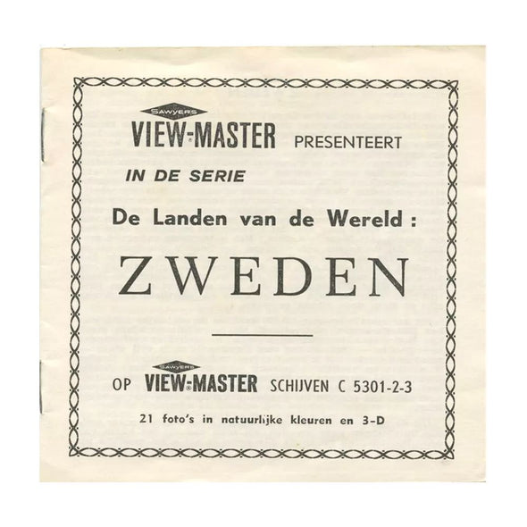 5 ANDREW - Sweden - View-Master 3 Reel Packet - vintage - C530-BS5 Packet 3dstereo 