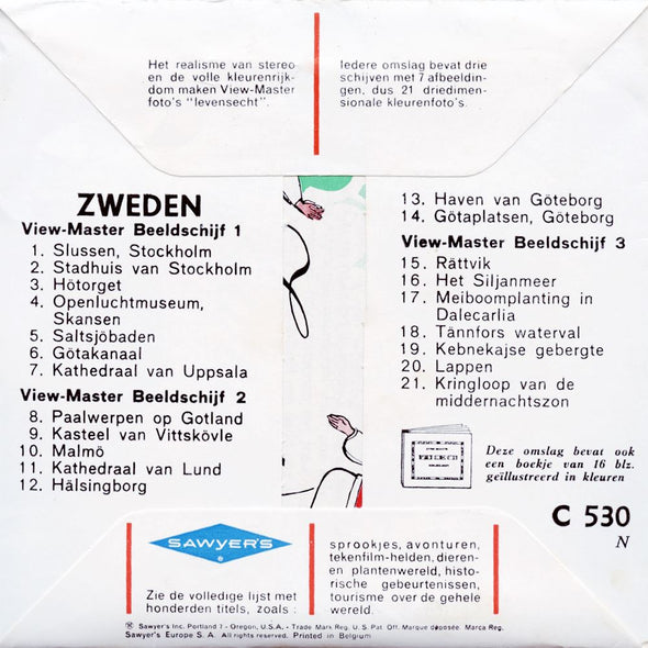 4 ANDREW - Zweden - View-Master 3 Reel Packet - vintage - C530N-BS5 Packet 3dstereo 