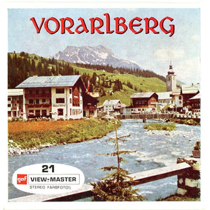 4 ANDREW - Vorarlberg - View-Master 3 Reel Packet - vintage - C645D-BG1 Packet 3dstereo 