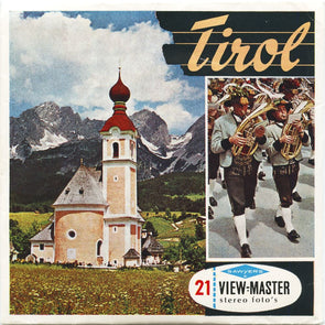Tirol - View-Master 3 Reel Packet - vintage - C655N-BS6 Packet 3dstereo 