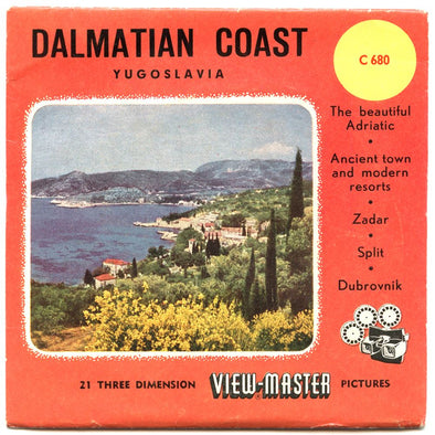 4 ANDREW - Dalmatian Coast - Yugoslavia - View-Master 3 Reel Packet - vintage - C680-BS4 Packet 3dstereo 