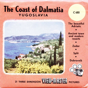 5 ANDREW - Coast of Dalmatia - Yugoslavia - View-Master 3 Reel Packet - vintage - C680-BS4 Packet 3dstereo 