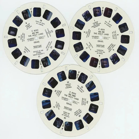 Holy Land Israel - View-Master 3 Reel Packet -1960's view - vintage - ( PKT-C820E-BS6) Packet 3Dstereo.com 