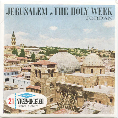 7 ANDREW - Jerusalem & The Holy Week - View-Master 3 Reel Packet - vintage - C831E-BS6 Packet 3dstereo 