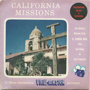 5 ANDREW - California Missions - View-Master 3 Reel Packet - vintage - 190-A,B,C- S3 Packet 3dstereo 