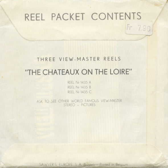 6 ANDREW - The Chateaux on the Loire - View-Master 3 Reel Packet - vintage - S3 Packet 3dstereo 