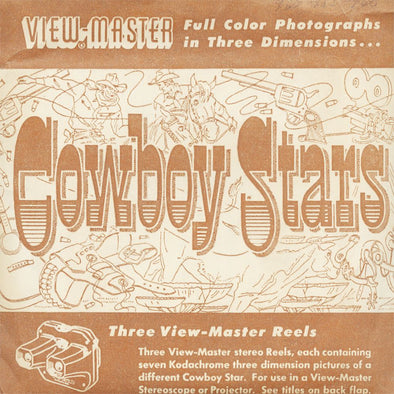 5 ANDREW - Cowboy Stars - View-Master 3 Reel Packet - vintage - S1 Packet 3dstereo 