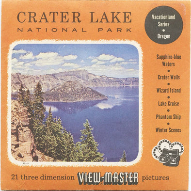 6 ANDREW - Crater Lake - View-Master 3 Reel Packet - 1954 - vintage - 21,22,23-S3 Packet 3dstereo 