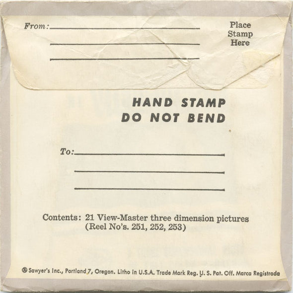 10 ANDREW - Carlsbad Caverns - View-Master 3 Reel Economy Packet - vintage - 251,252,253-S3D Packet 3dstereo 