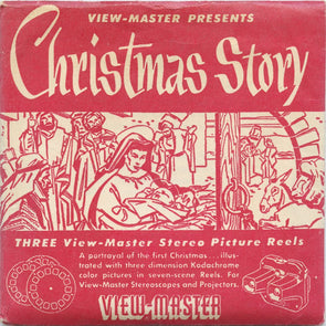 7 ANDREW - Christmas Story - View-Master 3 Reel Packet - vintage - XM-1,2,3-S1 Packet 3dstereo 