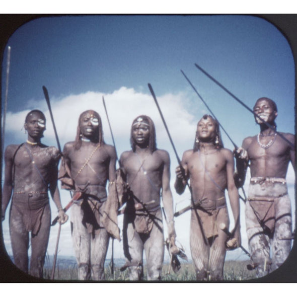 7 ANDREW - In Darkest Africa - View-Master 3 Reel Packet - vintage - 3900-A,B,C-S3 Packet 3dstereo 