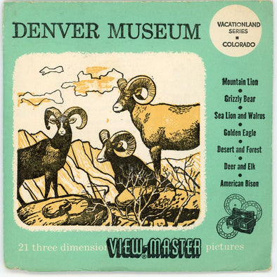 Denver Museum - View-master 3 Reel Packet - vintage PKT 3Dstereo 