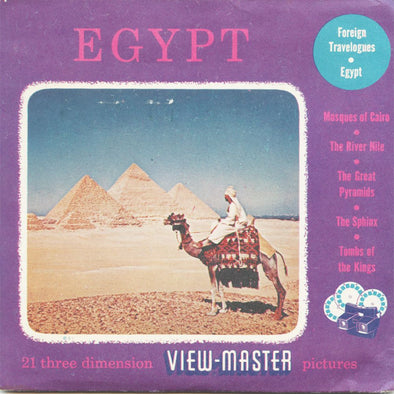 7 ANDREW - Egypt - View-Master 3 Reel Packet - vintage - 3300-ABC-S3 Packet 3dstereo 