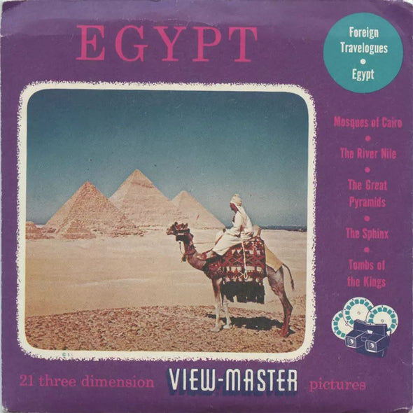 5 ANDREW - Egypt - View-Master 3 Reel Packet - vintage - 3300-A,B,C-S3 Packet 3dstereo 