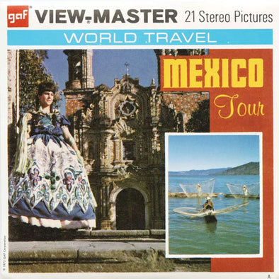 5 ANDREW - Mexico Tour - View-Master 3 Reel Packet - vintage - F002-G3A Packet 3dstereo 