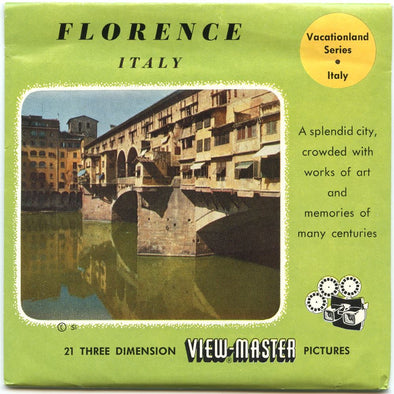 4 ANDREW - Florence - View-Master 3 Reel Packet - vintage - BS3 Packet 3dstereo 