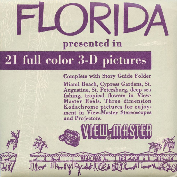 5 ANDREW - Florida - View-Master 3 Reel Packet - vintage - S2 Packet 3dstereo 